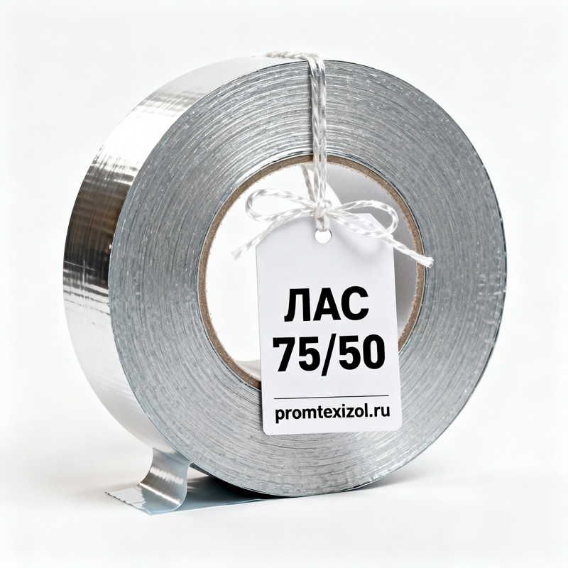 Лента алюминиевая самоклеющаяся (ЛАС) 75/50