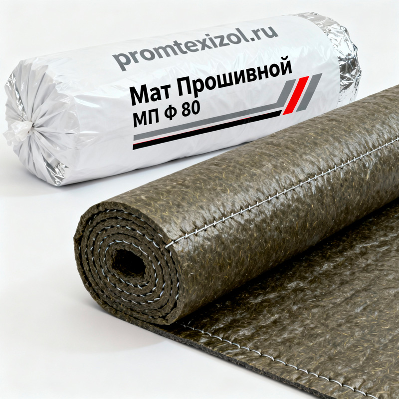 Мат прошитой МП(Ф)-80 (3000*1200*60, 0.216 куб м)